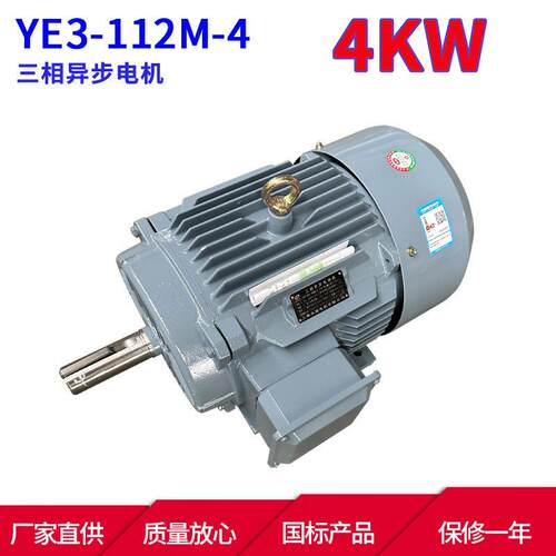 YE3系列马达三相异步电动机YE3112M-2 4KW 2极三相异步电机