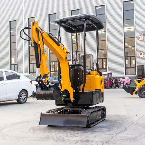 厂家直供1吨液压挖掘机 农用小帮手挖土挖沟机 迷你家用钩机小型