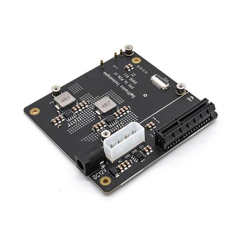 树莓派Pi5 PCle转标准PCIe x4插槽扩展板 兼容多种PCIe扩展 X1010