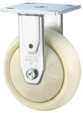 SUPO/承向荣动力8寸重工0业定向白尼龙PP脚轮Z7S-04-型200BBW-122