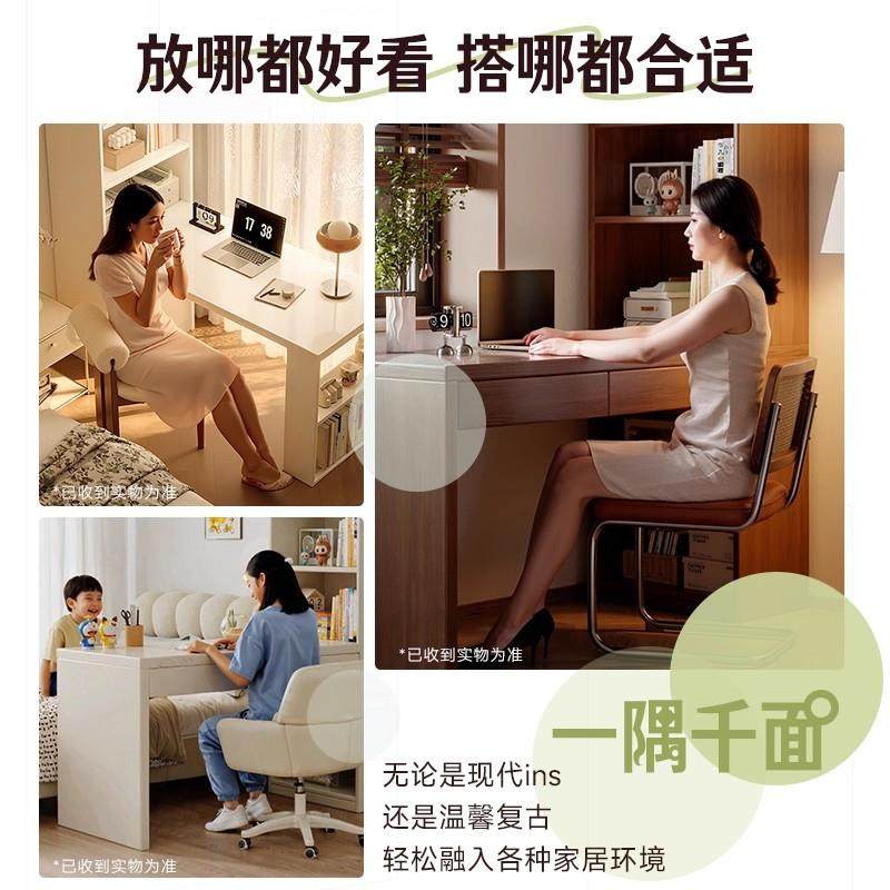 实IFE书木转型角书桌架一体靠墙学习桌家用写桌小户书房电脑办公