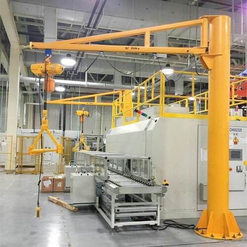 江苏厂家销售电动轨道悬臂吊1T2TT270°手动悬臂起重机