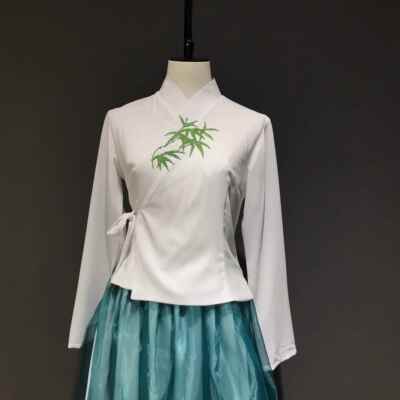 高档朝鲜族舞蹈演出服女成艺考人表演服少民民族服装练功裙数民间