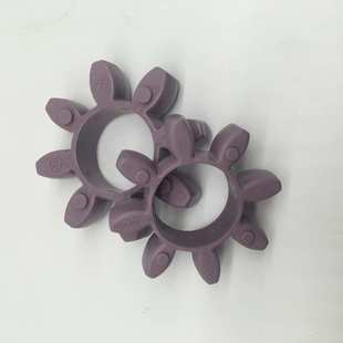 垫梅花胶块联轴器瓣rotex125圈 缓冲147十角减震290外径弹性体新款