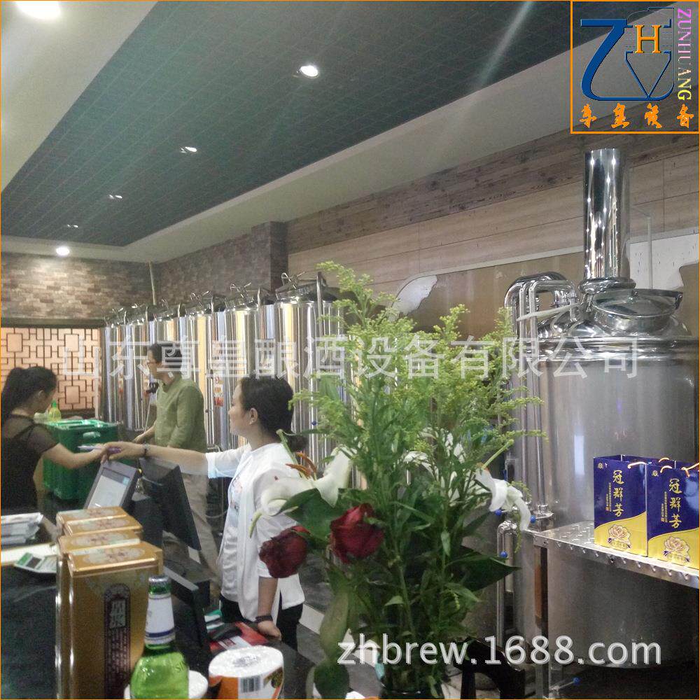 啤酒设备来图制作全自动温控啤酒设备自酿啤酒机原浆啤酒机