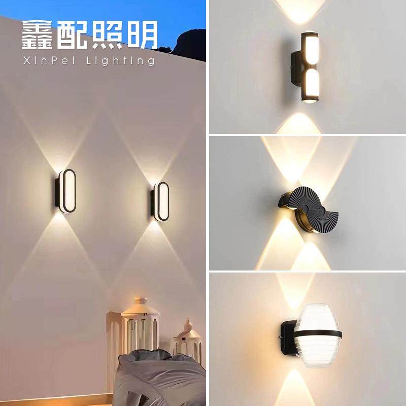 户外庭院壁灯 花园客厅围墙壁灯具 家用过道民宿阳台露台氛围壁灯