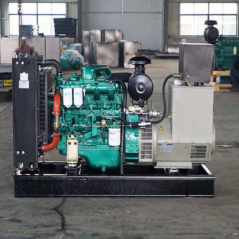 学校发电设备电梯发电机组医院玉柴油小型千瓦柴发50kw  电机50