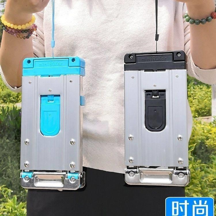 迷你购物买 菜小拉车可折叠可携式手拉车家用小推车搬运行李车搬