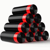 抽绳垃圾袋家用加厚手提式 拉垃袋黑色厨房大号特厚拉收袋 实惠装