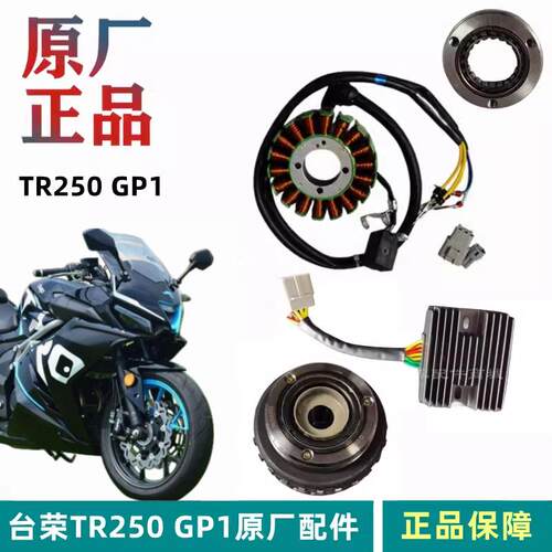 适用台荣GP1线圈磁电机边盖TR250-A定子组件磁钢启动盘摩托车原厂