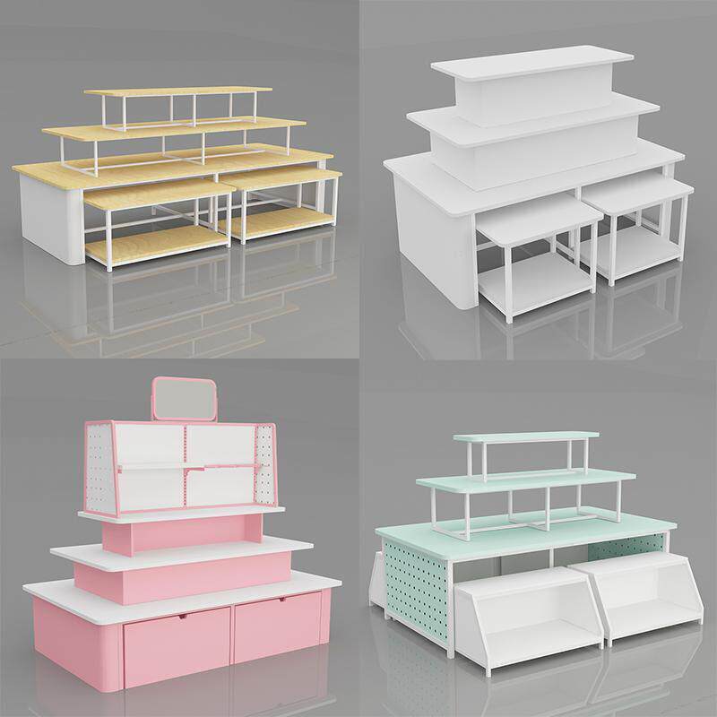 流动桌岛展示桌精品架展示架名牌文创展示柜高品质珠宝展示柜
