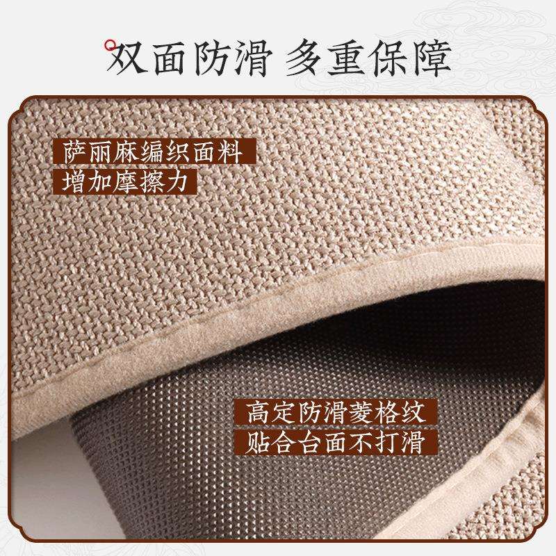 飘窗垫窗台垫日式简约棉麻风格四季通用薄款防滑卧室阳台坐垫