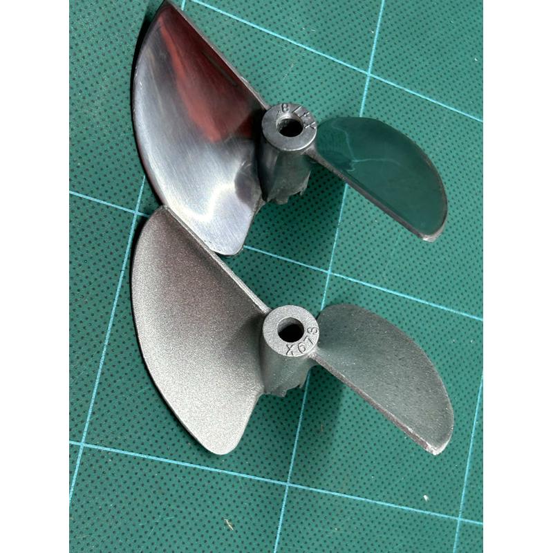 直径78mm二叶铝桨478/678/正反模型船浆内径5mm/6.35mm 天成模型
