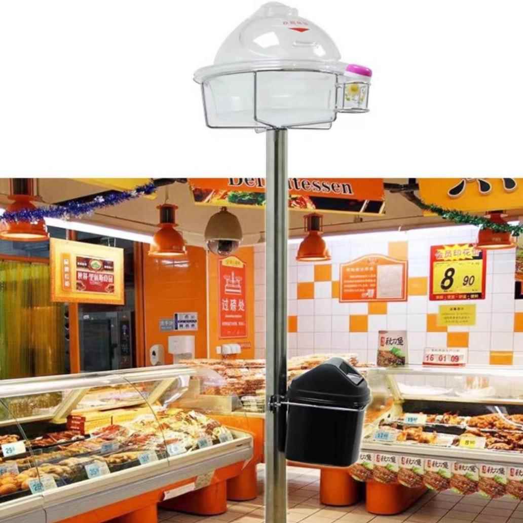 胖东来超市水果试吃台厚试吃试盒加加粗款促341饮盒销展示架立式