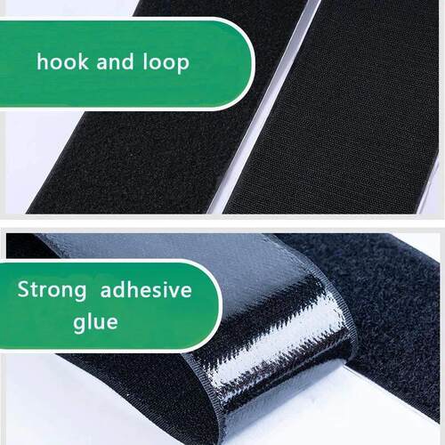 1/2/5M Strong Self Adhesive Fastener Hook and Loop Strips wi