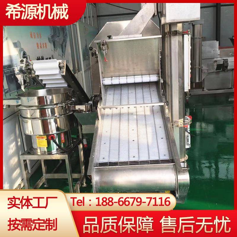 滚筒上粉机连续式鱼米花裹粉设备鱼块鱼段裹粉机SFJ-600