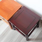 0鞋 J明仿古红木小椅清子实木家用靠背格矮凳酸枝木605菠萝小方凳