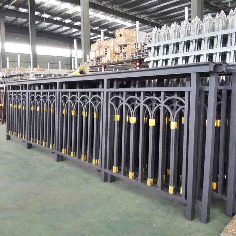 建筑工程工地铝合金护栏防护栏杆铝艺阳台别墅庭院屋顶围栏自建房