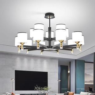 客厅奢吊灯2025灯新款 主灯餐厅具全简屋别墅 现代约轻大气402中式