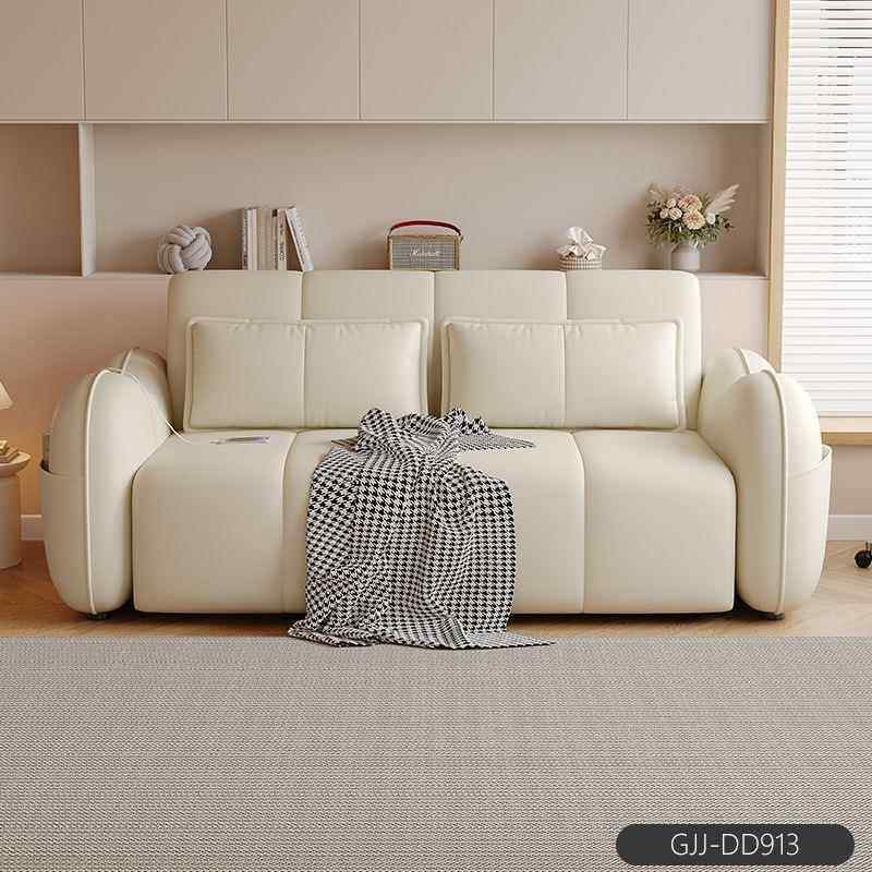 2026新款电动折叠沙发床小户型客厅多功能两用单人智能伸缩沙发床