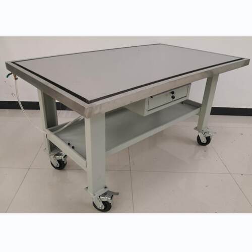 格林斯GP-315DA不锈钢带回油槽工作台发动机维修工作桌清洗台1T