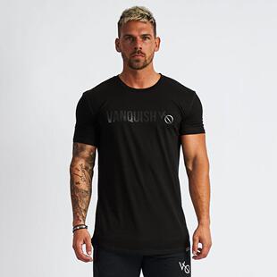 Gym Fitness tshirts Men Crossfit Workout T-shirt Tops ManT恤