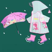 防水全身雨披 雨靴套装 英国Next Road儿童雨衣男女童上学专用雨鞋