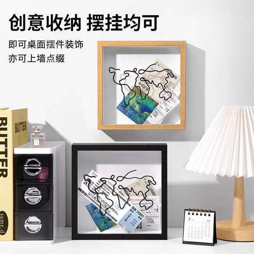 【珍藏时光】票根纪念收纳框演唱会门票旅行明信片机票挂墙收纳CL