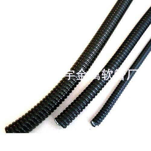 加厚尼龙穿线波纹管软管PP阻燃螺纹管Pa尼龙防火波纹套管内径6.5