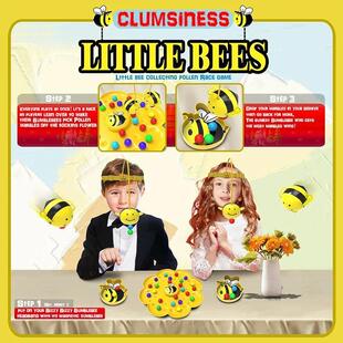 Little Family Games Par Funny Party Bead Magnetic Bees Board