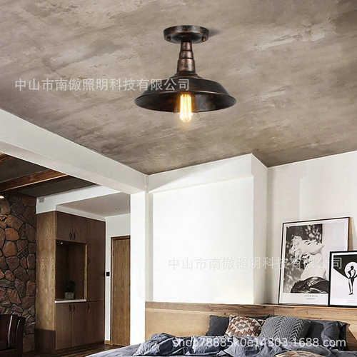 简约时尚楼梯锅盖灯卧室阳台吸顶灯饰欧美吸顶灯客厅灯具走廊