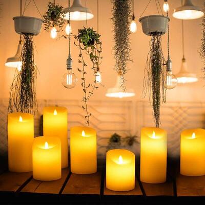 electronic candles romantic birthday decoration led lights