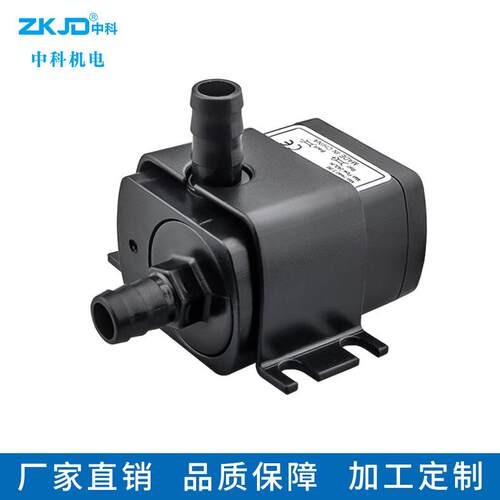 12V小水泵桌面鱼缸循环泵假山流水造景水泵5W