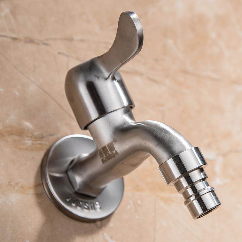 新款直销卫浴 加厚304不锈钢洗衣机水龙头加长拖把池龙头4分快开