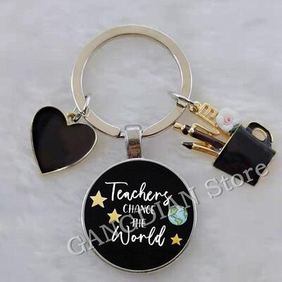 Blessed Teacher, DIY Teacher's Day Gift Keychain Thank Y