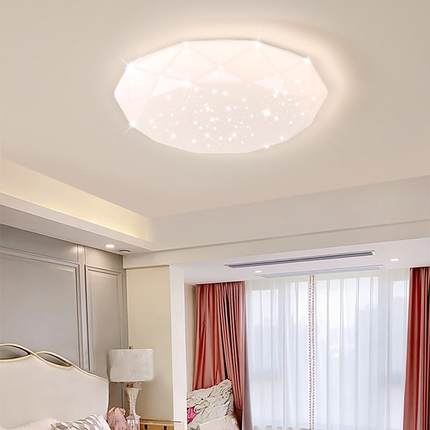 led吸顶灯网红主卧客厅星空简约现代厨房书房阳台房间主卧室灯具