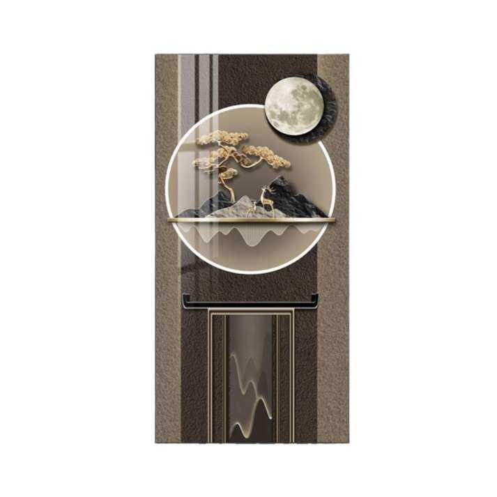 奢正过道图客厅壁画装饰画玄关现代走廊鱼九对门挂画入户简约轻,家居饰品,现代装饰画,淘宝优惠券,粉丝福利购,淘宝优惠卷