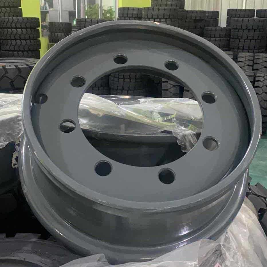 690直径轮胎载重30吨台车轮二衬挂布仰拱台车实心轮车轴工程专用