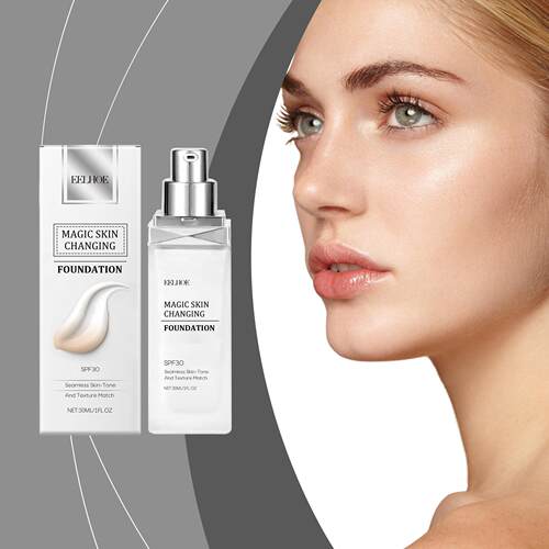 EELHOE Temperature-Change Long-lasting Foundation, lightweig