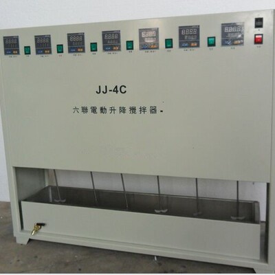 六联异步混凝搅拌器自动升降/JJ-4电动搅拌器大功率异步