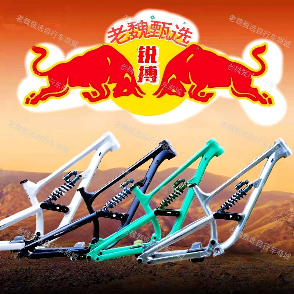 CY8桶轴DH速降AM林道enduro山地车车架WINBO锐搏软尾车架刷楼梯