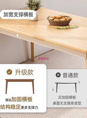 用餐桌家用小户型出租房腿用实木饭简约现代桌子餐饮CZ06129商桌