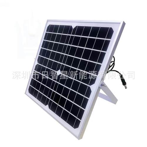 厂家直销太阳能光伏单晶15W18V电池板充12V蓄电池太阳能路灯系统