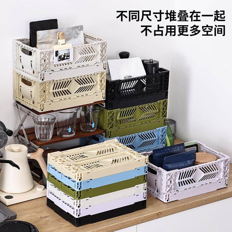 塑料折叠筐有孔收纳周转塑料筐大号水果蔬菜运输箩胶框防 尘折叠,收纳整理,其他收纳篮,淘宝优惠券,粉丝福利购,淘宝优惠卷