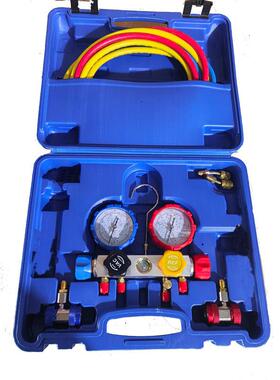 R12R22R134R502冷媒表组雪种表组加氟双表压力表真空泵表组