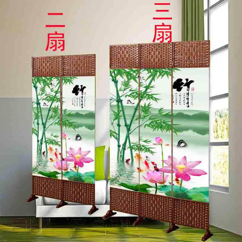 新款屏风装饰移动可折叠隔断玄关办公室墙帘客厅卧室房间尺寸定制