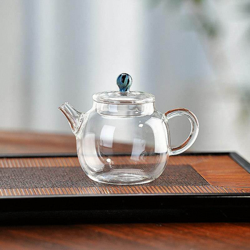 迷你玻璃泡茶壶2025新款轻奢一人用小茶壶高硼硅耐热家用功夫茶壶