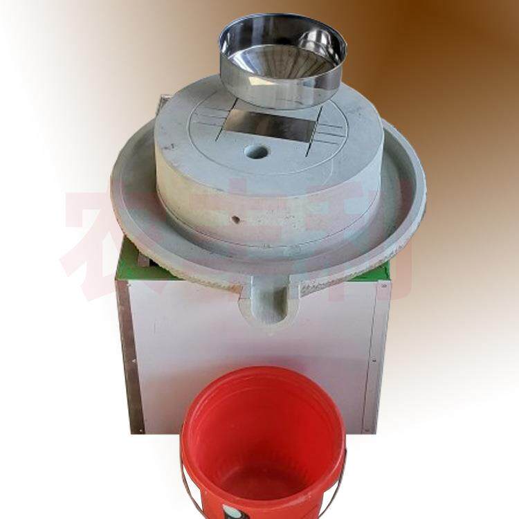 新品豆腐坊电动石磨机家用小型石磨面粉机磨细细磨浆机