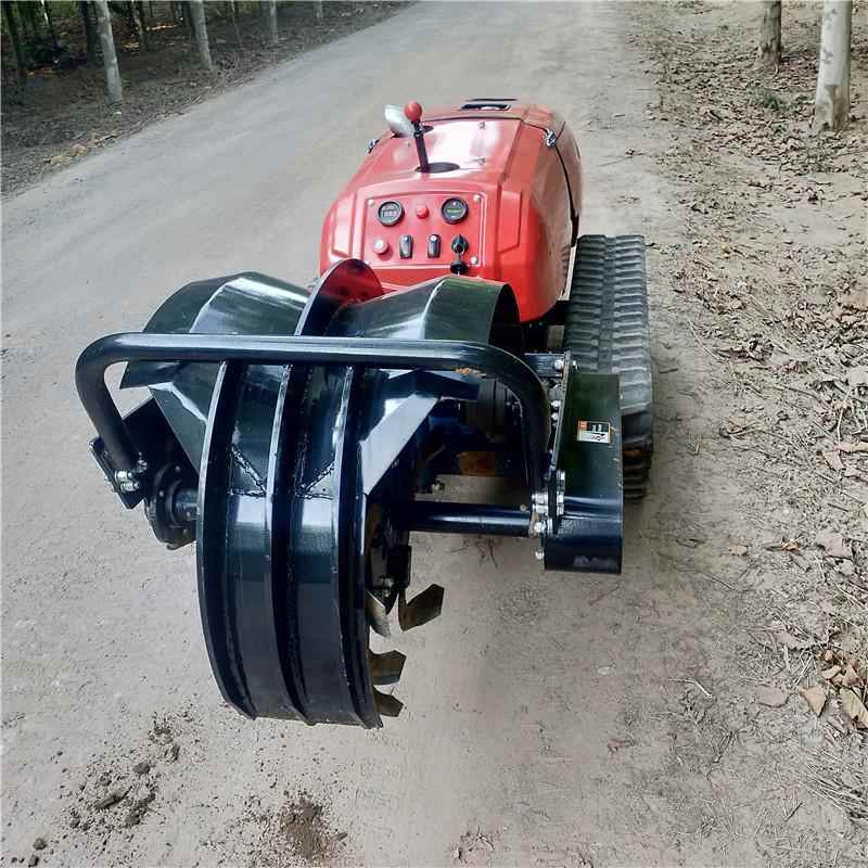 大马履带开沟控施肥机农业果园大NFT棚柴油施一肥覆土体机遥开沟