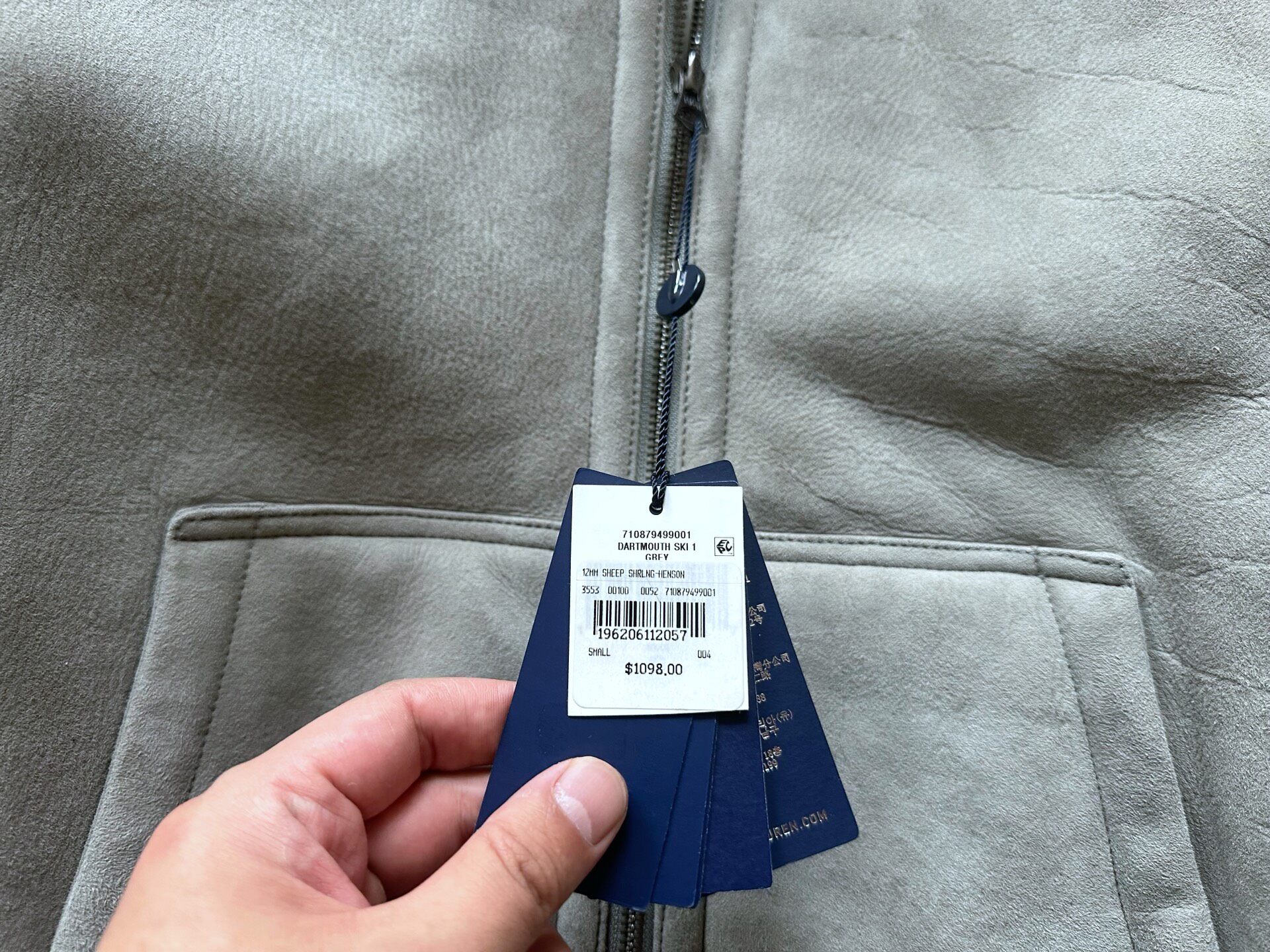 Polo Ralph Lauren Shearling Hooded Jacket — detail